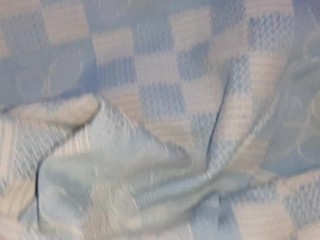 My work colleague licked my pussy under a blanket in the field so no one could see