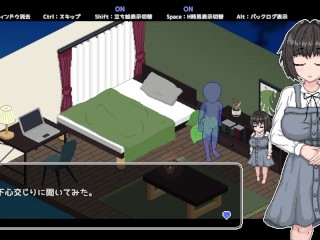 【#02 秘湯ガール実況】混浴温泉で他の人にばれないよう手コキされたり、自宅風呂でイチャラブエッチしたり。(ドットアニメーションエロゲー バック・寝側位等)