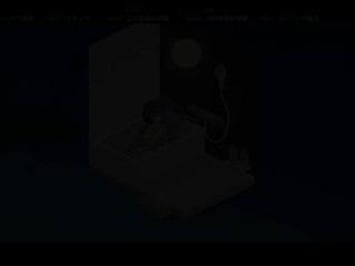 【#02 秘湯ガール実況】混浴温泉で他の人にばれないよう手コキされたり、自宅風呂でイチャラブエッチしたり。(ドットアニメーションエロゲー バック・寝側位等)