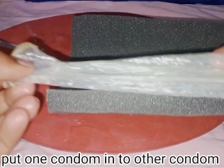 HOW TO MAKE A PLASTIC PUSSY: SEX TOY AT HOME AND DOING CUM WITH IT: TUTORIAL AND TEST