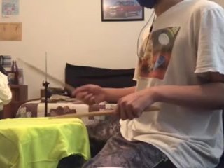 parents moaning in the other room while i'm playing drums 8