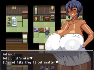 Tanned Girl Natsuki [ HENTAI Game ] Ep.20 doggystyle raw sex and messy tits fucking with old pervert