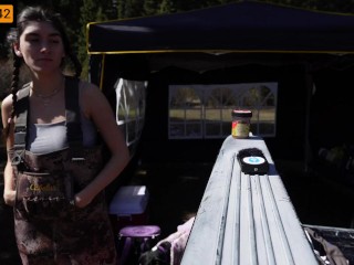 Camping with cute teen Aubry Babcock loves rough sex Vol. 44