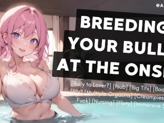 [F4M] Breeding Your Bully At The Onsen | Slutty Femdom ASMR Audio Roleplay