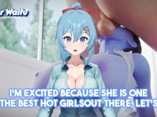 VTUBER Hentai Reacts! Widowmaker Deep Throat