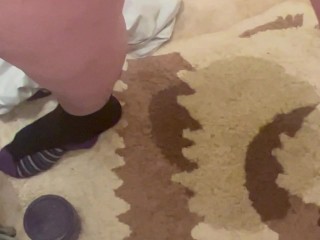 Peeing my boxers - viewed from inside!