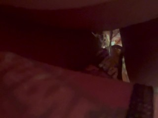 Peeing my boxers - viewed from inside!