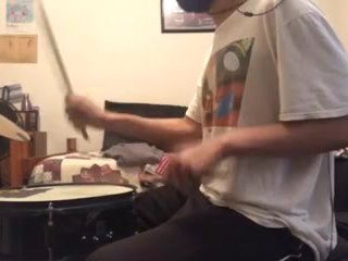 parents moaning in the other room while i'm playing drums 20