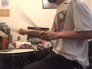 parents moaning in the other room while i'm playing drums 20