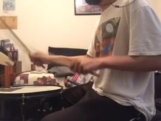 parents moaning in the other room while i'm playing drums 20