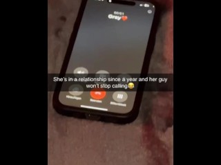 Teen cheats with tinder date while calling with boyfriend