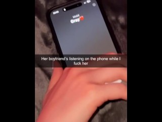 Teen cheats with tinder date while calling with boyfriend