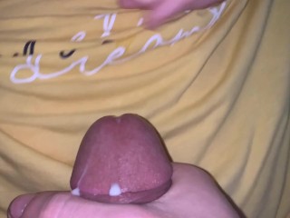 Titty fucking and lactation big breasts - pregnant woman milks her breasts, milk splashes, homemade