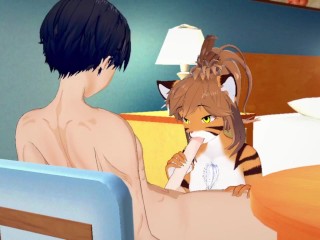 This furry tiger will give you the best sexual service of your life