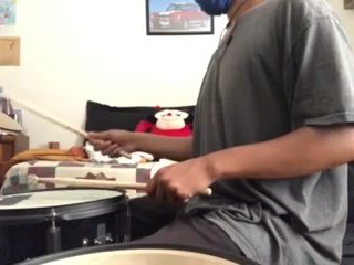 parents moaning in the other room while i'm playing drums 45