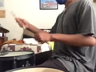 parents moaning in the other room while i'm playing drums 45