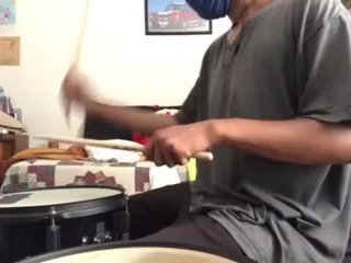 parents moaning in the other room while i'm playing drums 45