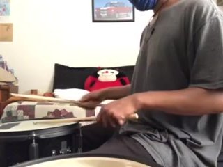 parents moaning in the other room while i'm playing drums 45