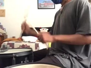 parents moaning in the other room while i'm playing drums 45