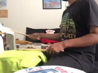 parents moaning in the other room while i'm playing drums 47