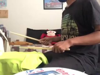 parents moaning in the other room while i'm playing drums 47