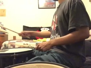 parents moaning in the other room while i'm playing drums 48