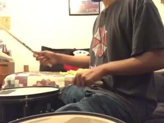 parents moaning in the other room while i'm playing drums 48