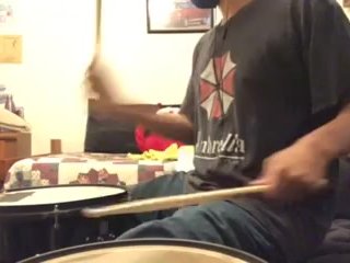 parents moaning in the other room while i'm playing drums 48