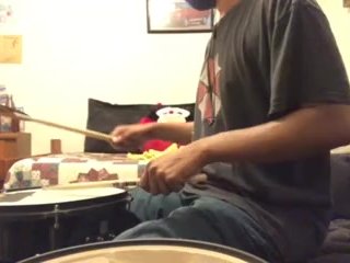 parents moaning in the other room while i'm playing drums 48