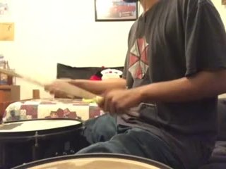 parents moaning in the other room while i'm playing drums 48