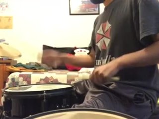 parents moaning in the other room while i'm playing drums 49