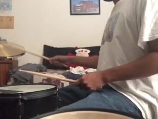 parents moaning in the other room while i'm playing drums 54