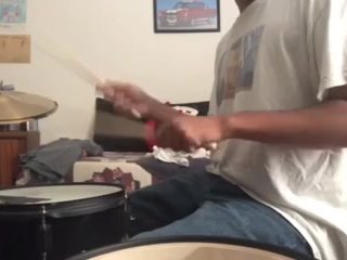 parents moaning in the other room while i'm playing drums 54