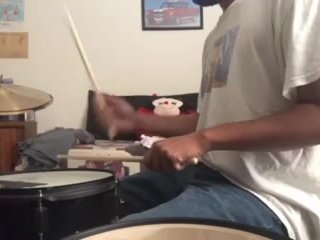 parents moaning in the other room while i'm playing drums 54