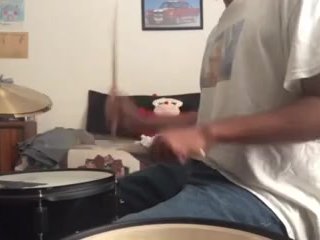 parents moaning in the other room while i'm playing drums 54