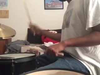 parents moaning in the other room while i'm playing drums 54