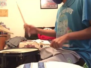 parents moaning in the other room while i'm playing drums 55