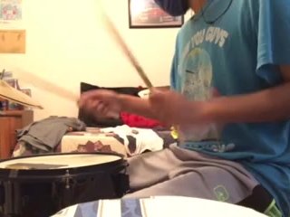 parents moaning in the other room while i'm playing drums 55