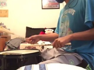 parents moaning in the other room while i'm playing drums 55