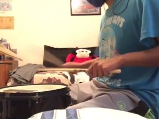 parents moaning in the other room while i'm playing drums 55