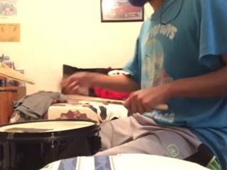 parents moaning in the other room while i'm playing drums 55