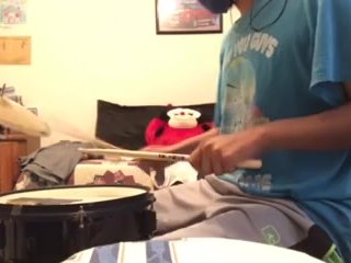 parents moaning in the other room while i'm playing drums 55