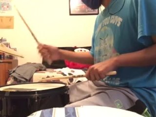 parents moaning in the other room while i'm playing drums 55