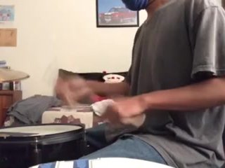 parents moaning in the other room while i'm playing drums 56