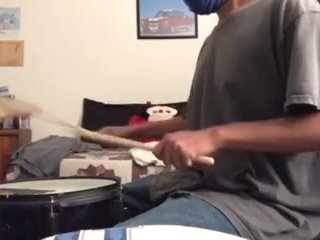 parents moaning in the other room while i'm playing drums 56