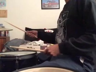 parents moaning in the other room while i'm playing drums 58