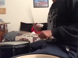 parents moaning in the other room while i'm playing drums 58