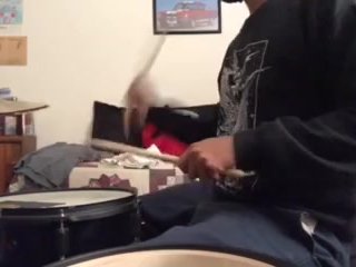 parents moaning in the other room while i'm playing drums 58