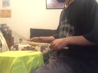 parents moaning in the other room while i'm playing drums 24