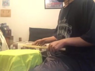 parents moaning in the other room while i'm playing drums 24